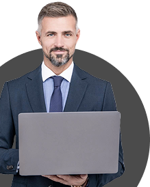 Person with laptop
